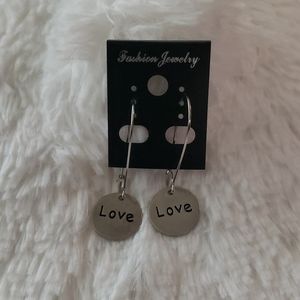Beautiful silver (Love) earring